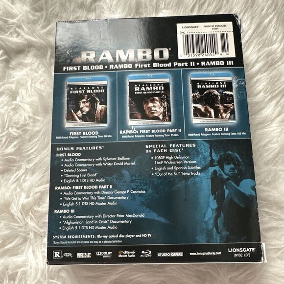 Rambo 1-3 Blu-ray Box Set - Picture 2 of 16
